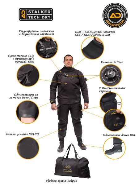 Combinaison étanche AQUADISCOVERY Stalker
