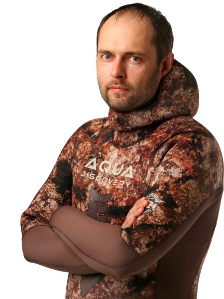 Combinaison de Plongée Aquadiscovery Ataman Camo Châtaigne