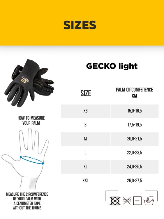 Gants AQUADISCOVERY GECKO 5 Doigts